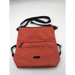 SHERPANI Orange & Black Crossbody Purse Handbag Tote